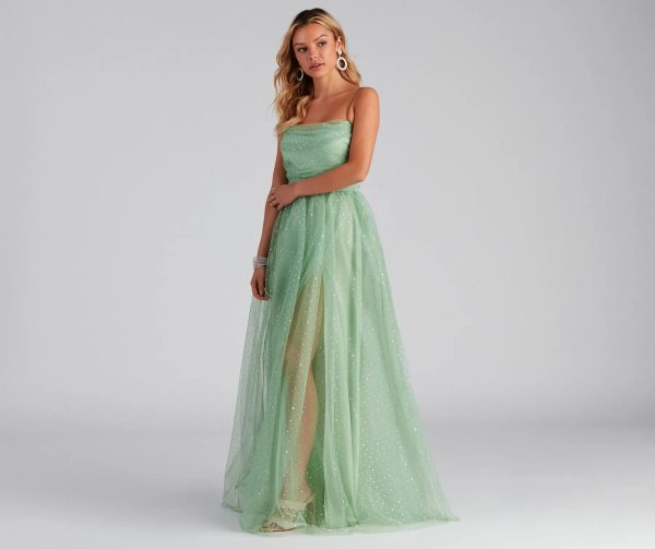 Larissa Formal Tulle Glitter Ballgown - Image 4