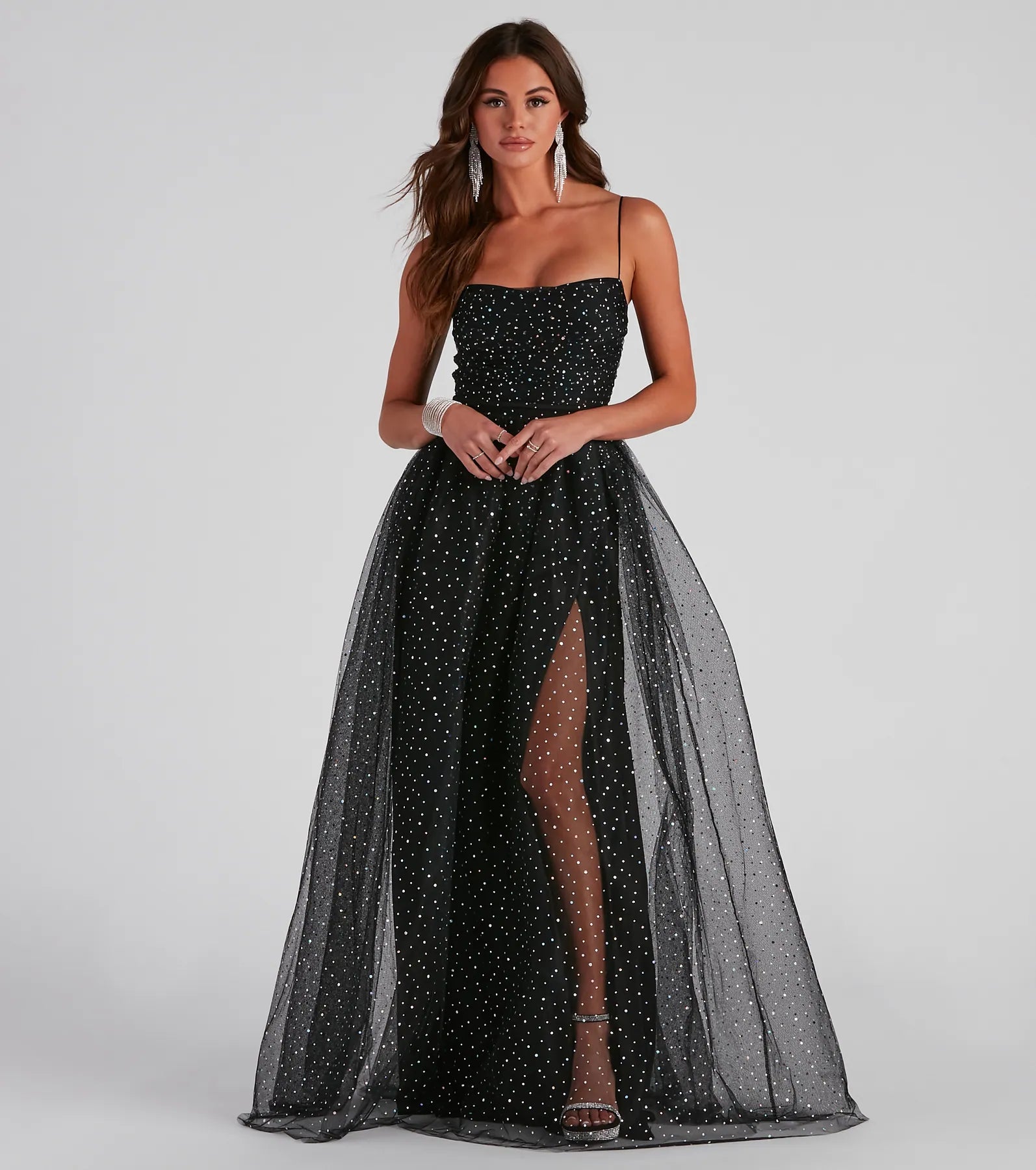 Larissa Formal Tulle Glitter Ballgown - Image 5