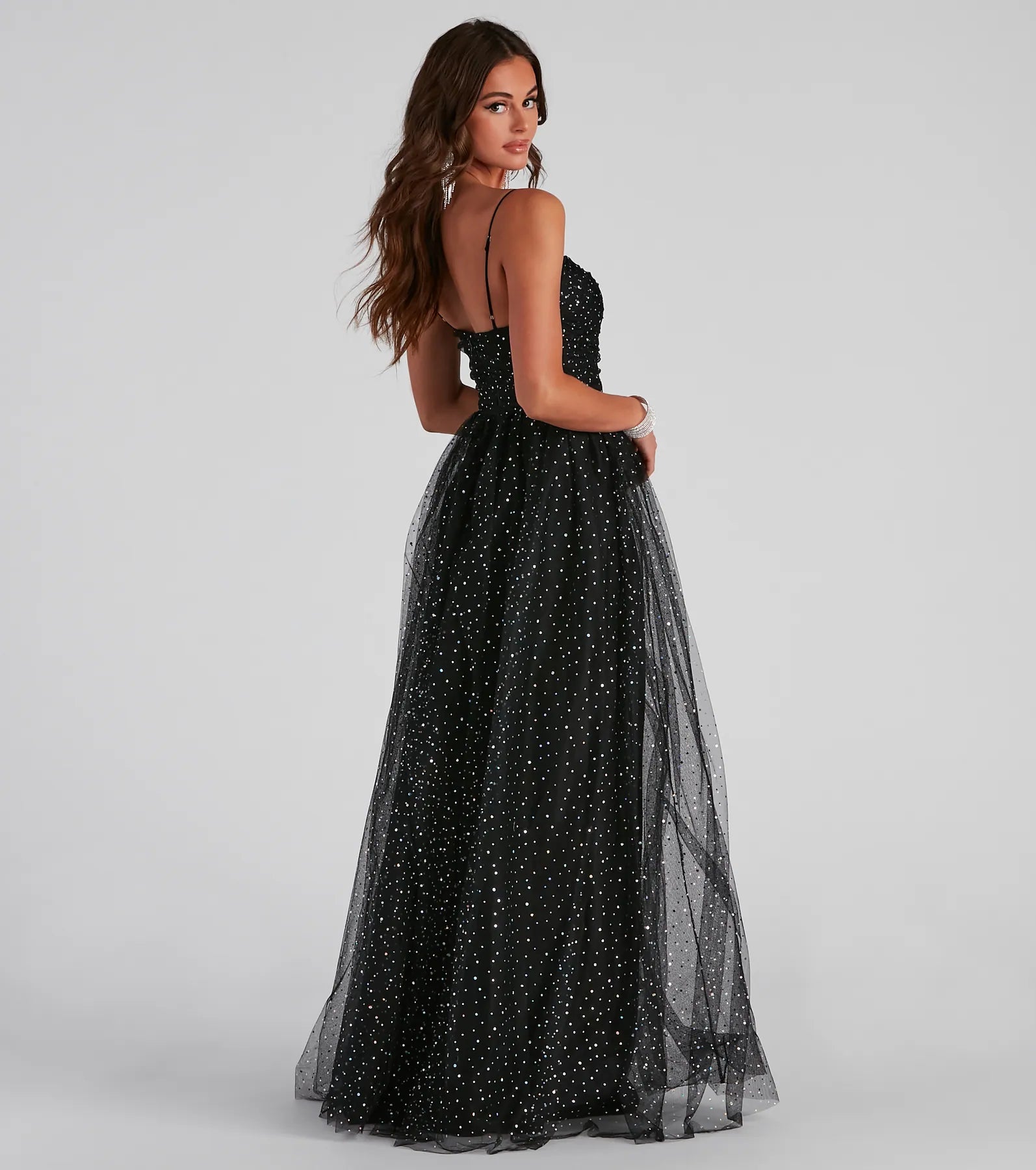 Larissa Formal Tulle Glitter Ballgown - Image 6
