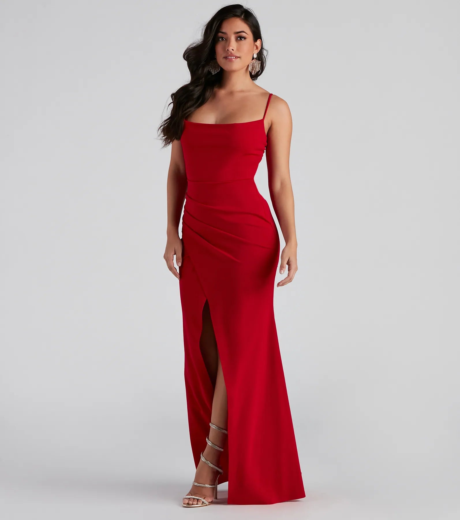 Bentley Wrap-Front Formal Dress - Image 3