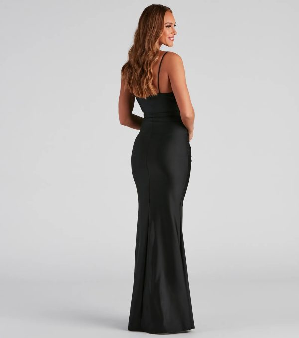 Kensie Formal Surplice V-Neck Dress - Image 4
