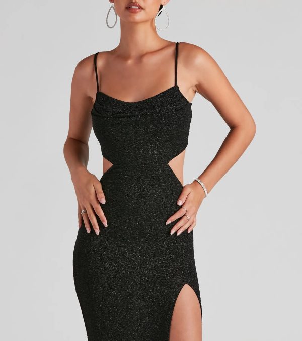 Victoria Formal Glitter Long Dress - Image 4
