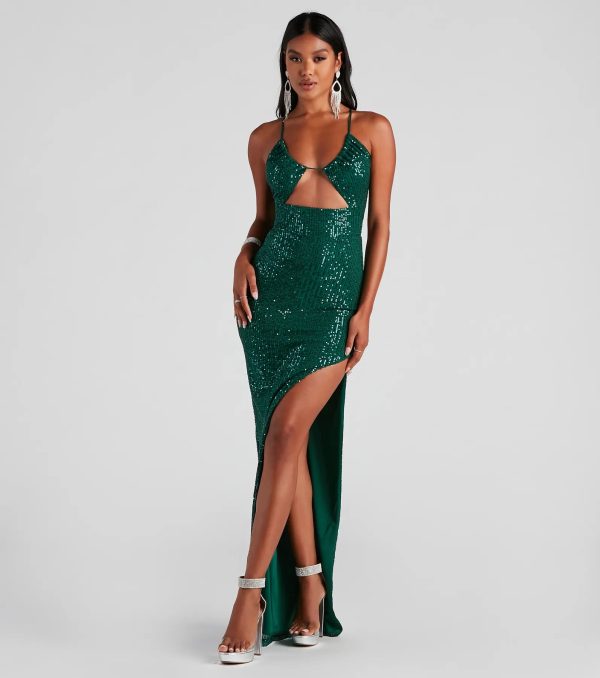Annie Formal Sequin Long Dress - Image 3