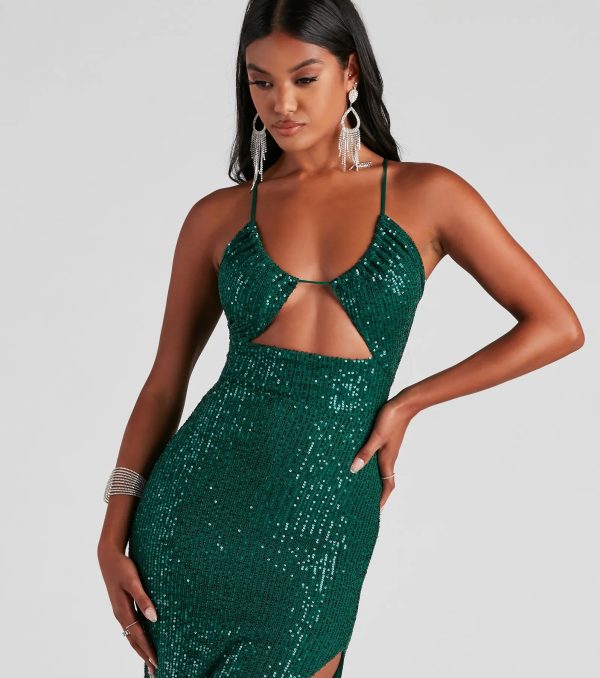 Annie Formal Sequin Long Dress - Image 4