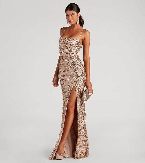 Kinsley Formal Sequin Mermaid Dress - Image 3
