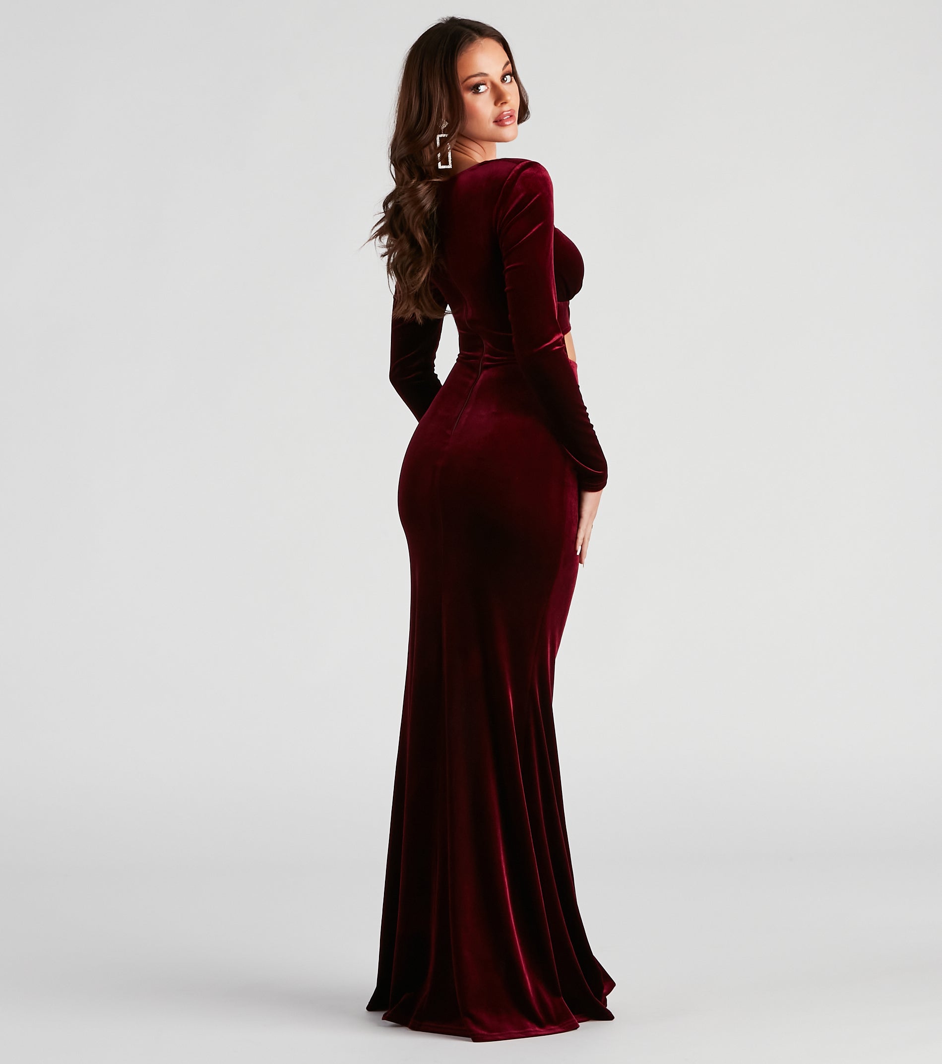 Gabriela Formal Velvet Long Dress - Image 2