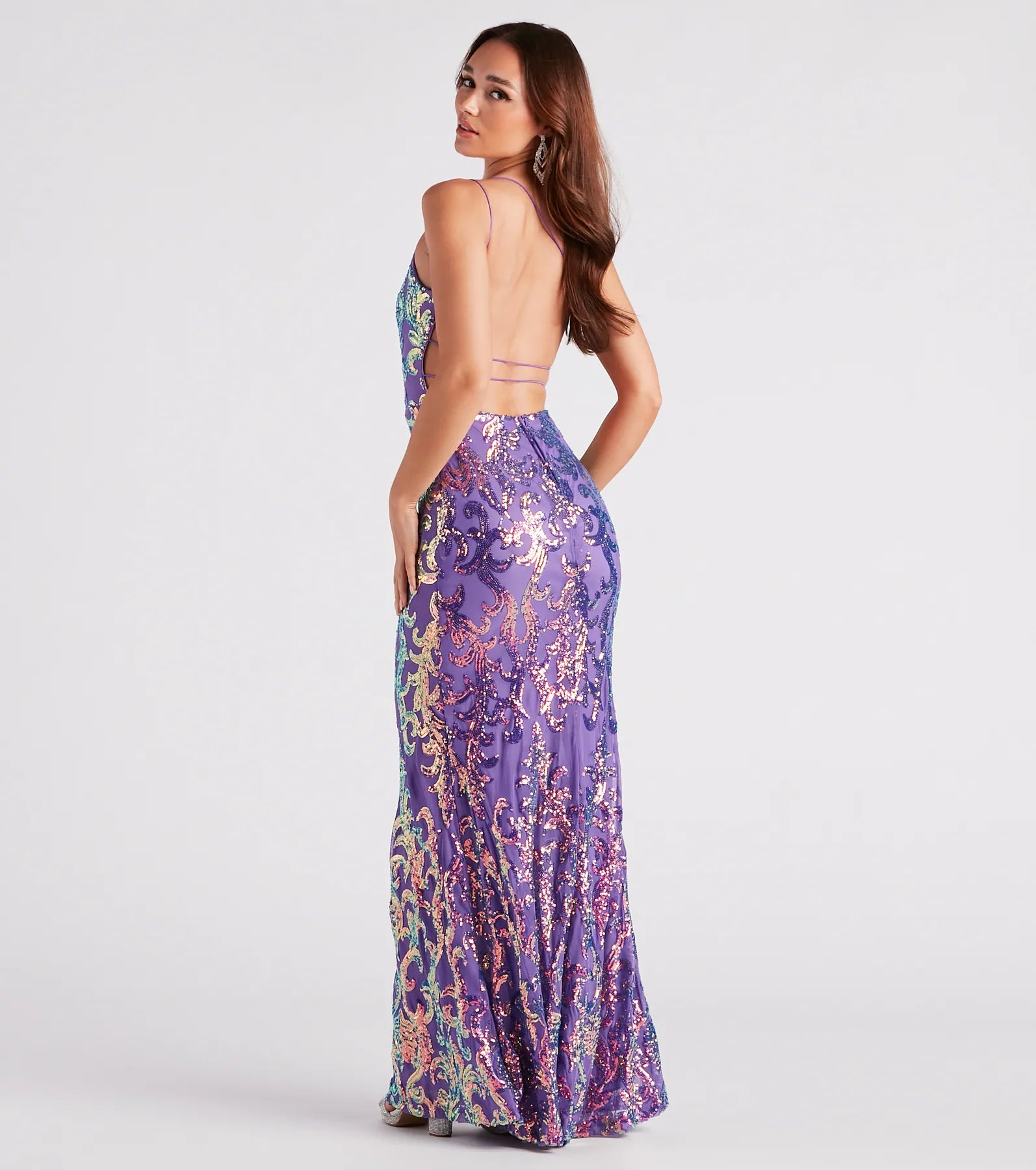 Eleanor Formal Sequin One Shoulder Dress - Image 6
