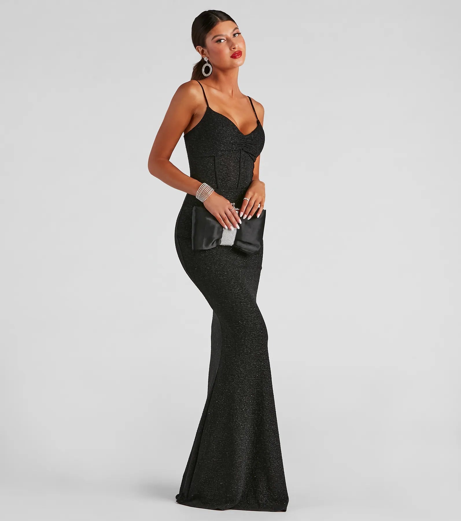 Kelsie Formal Glitter Mermaid Dress - Image 11