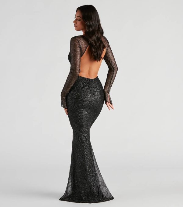 Matilda Formal Glitter Long Dress - Image 6