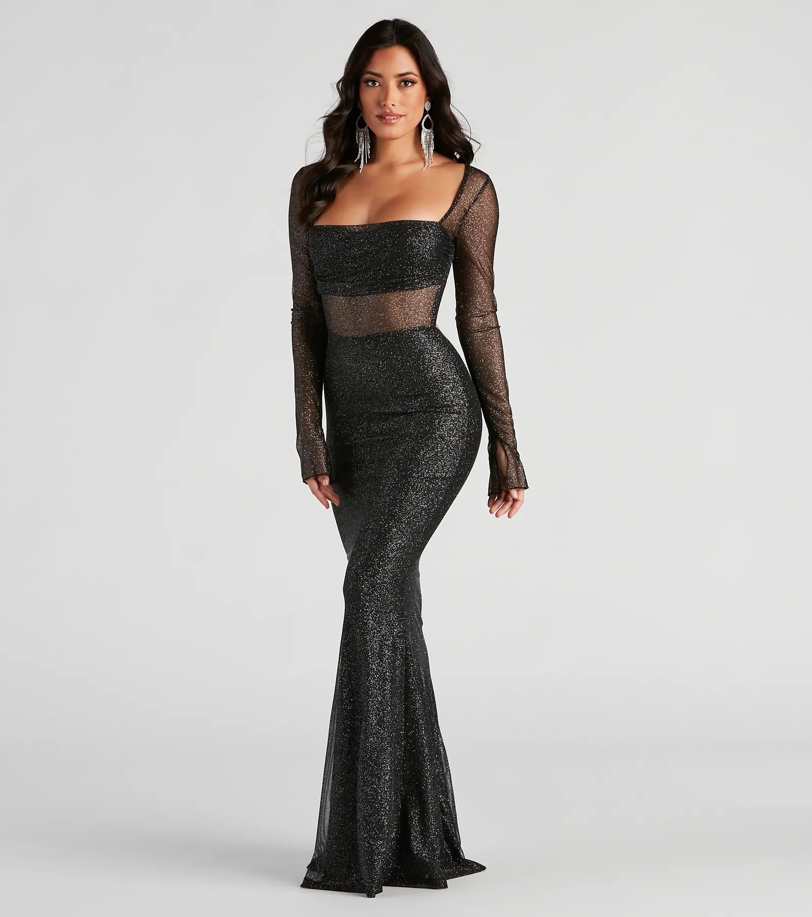 Matilda Formal Glitter Long Dress - Image 7