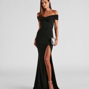 Emma Formal Bow Long Dress