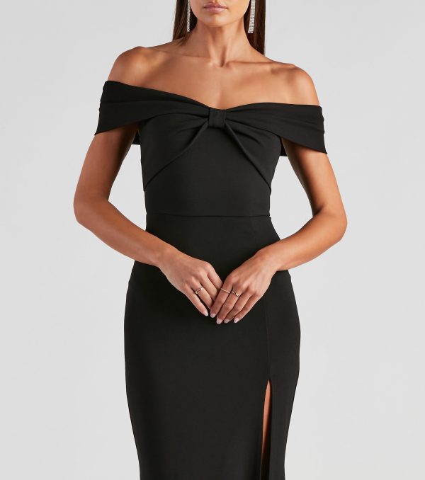 Emma Formal Bow Long Dress - Image 4