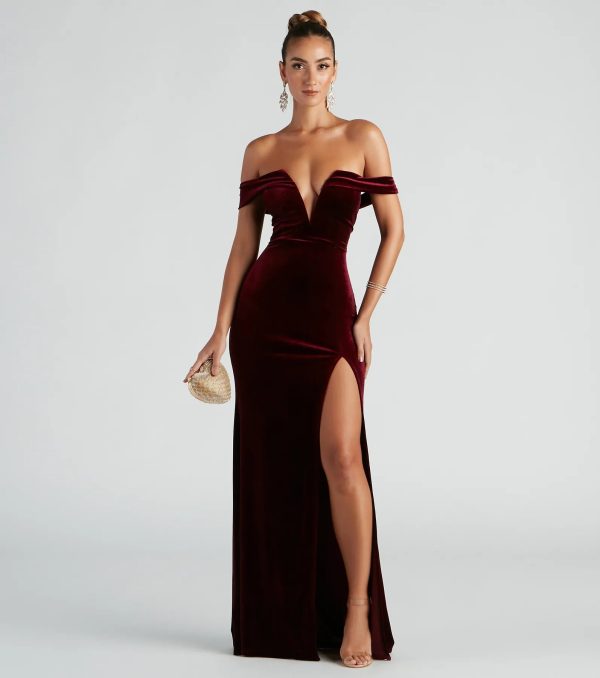 Kerri Formal Velvet Mermaid Dress - Image 5