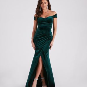 Georgina Formal Velvet Long Dress