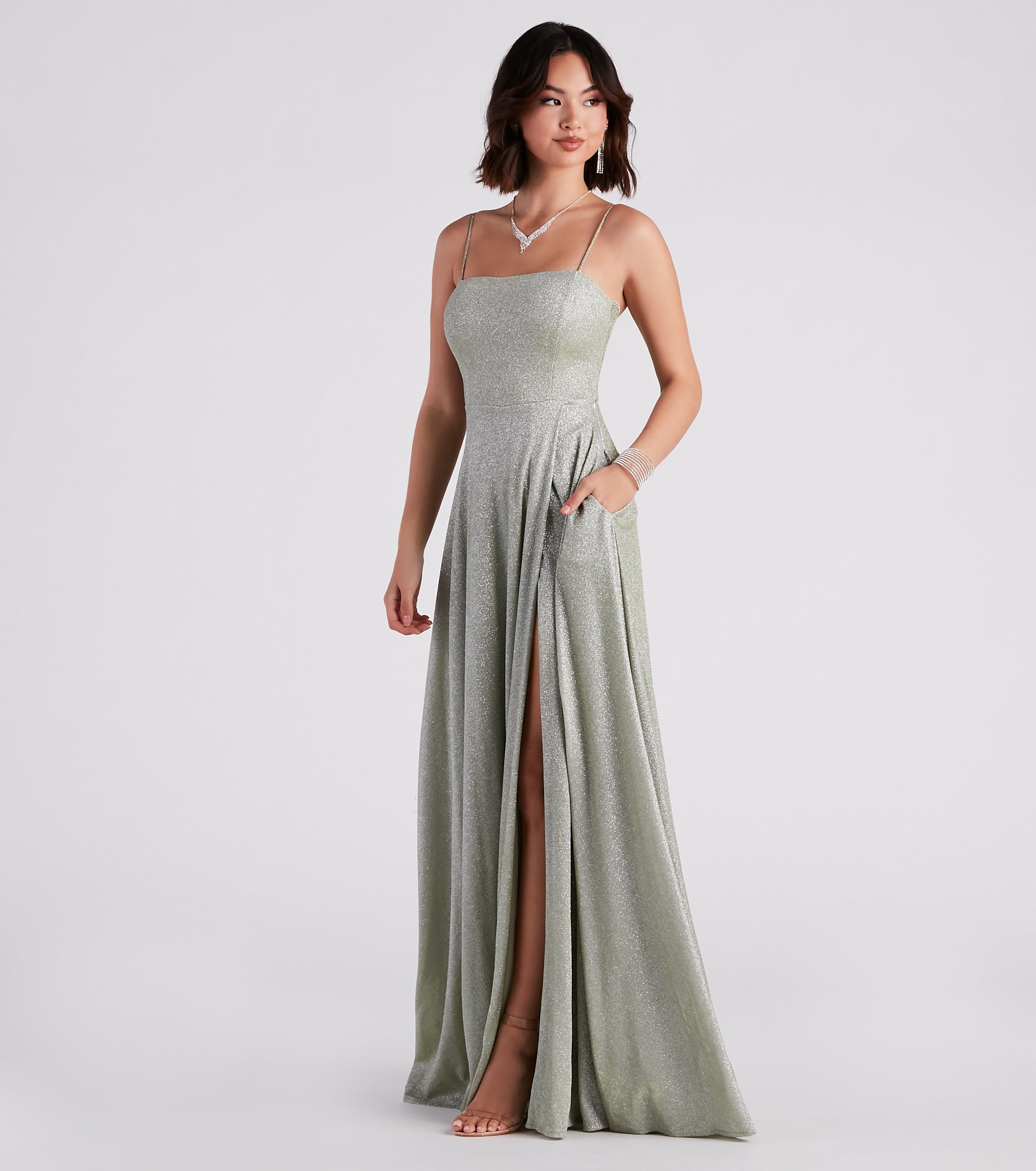 Daria Lace Back A-Line Ball Gown - Image 3
