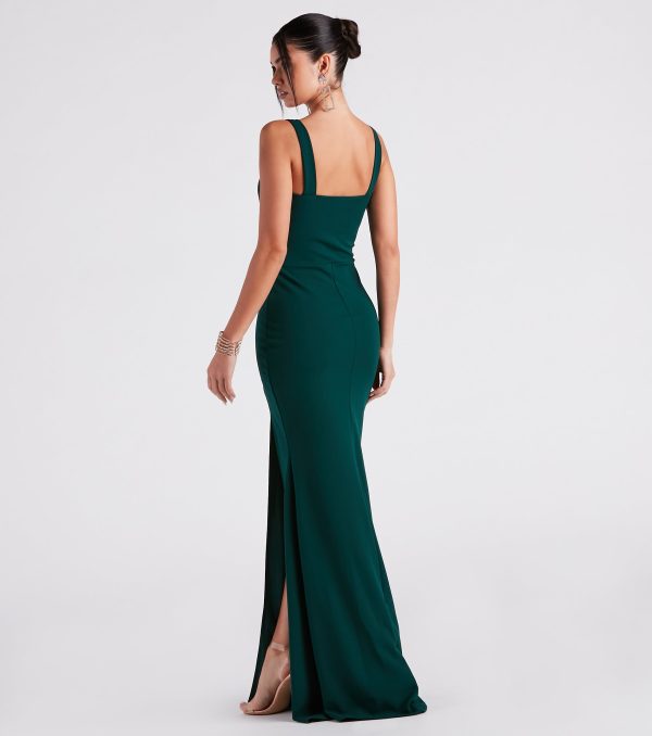 Rory Formal Crepe Mermaid Dress - Image 2