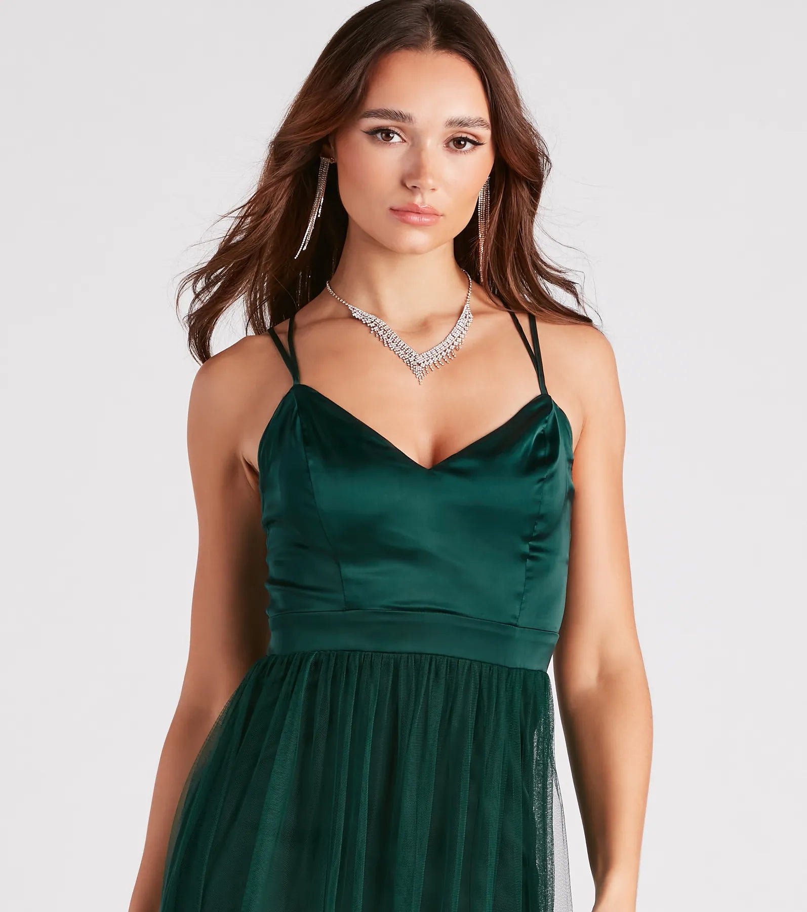 Haisley Formal Tulle And Satin Dress - Image 22