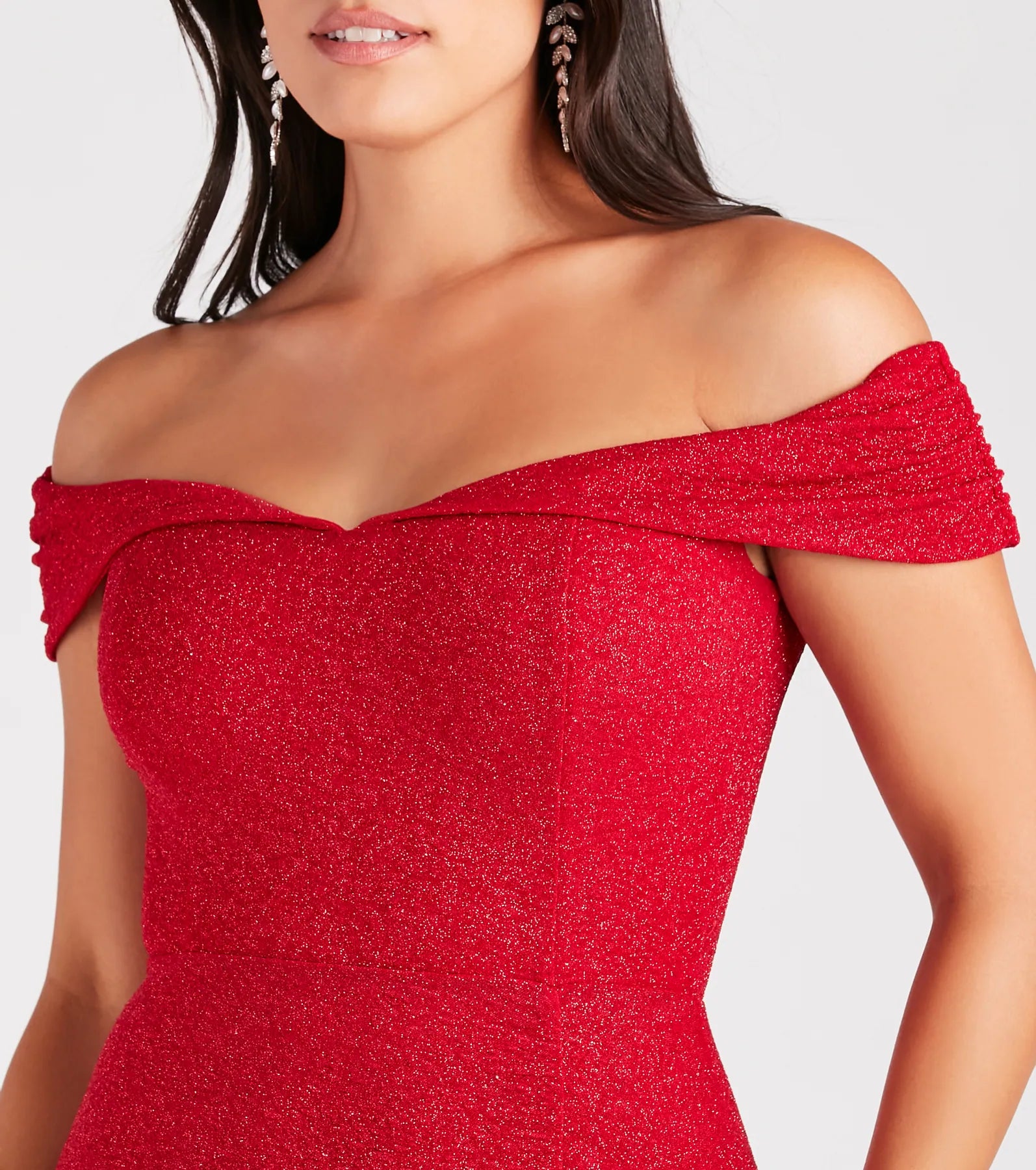 Meryl Formal Glitter Column Dress - Image 12