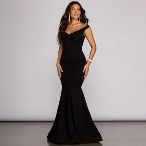 Tessa Off The Shoulder Ruched Dress