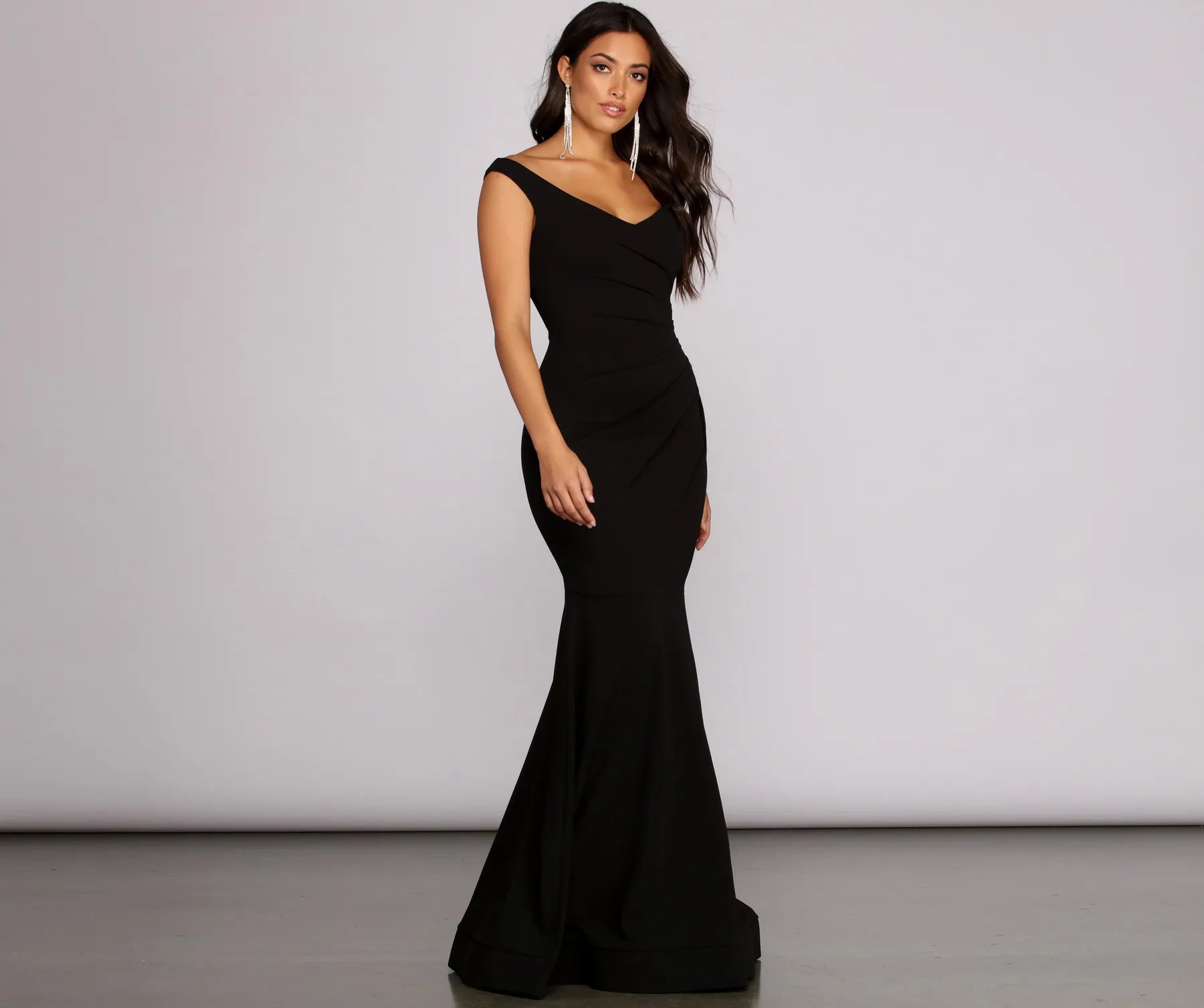 Tessa Off The Shoulder Ruched Dress - Image 3