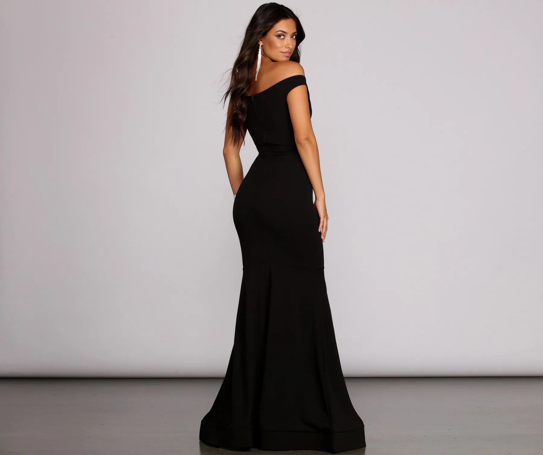Tessa Off The Shoulder Ruched Dress - Image 4