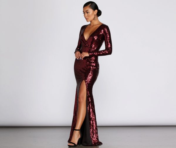 Braelynn Formal Sequin Mermaid Dress - Image 4
