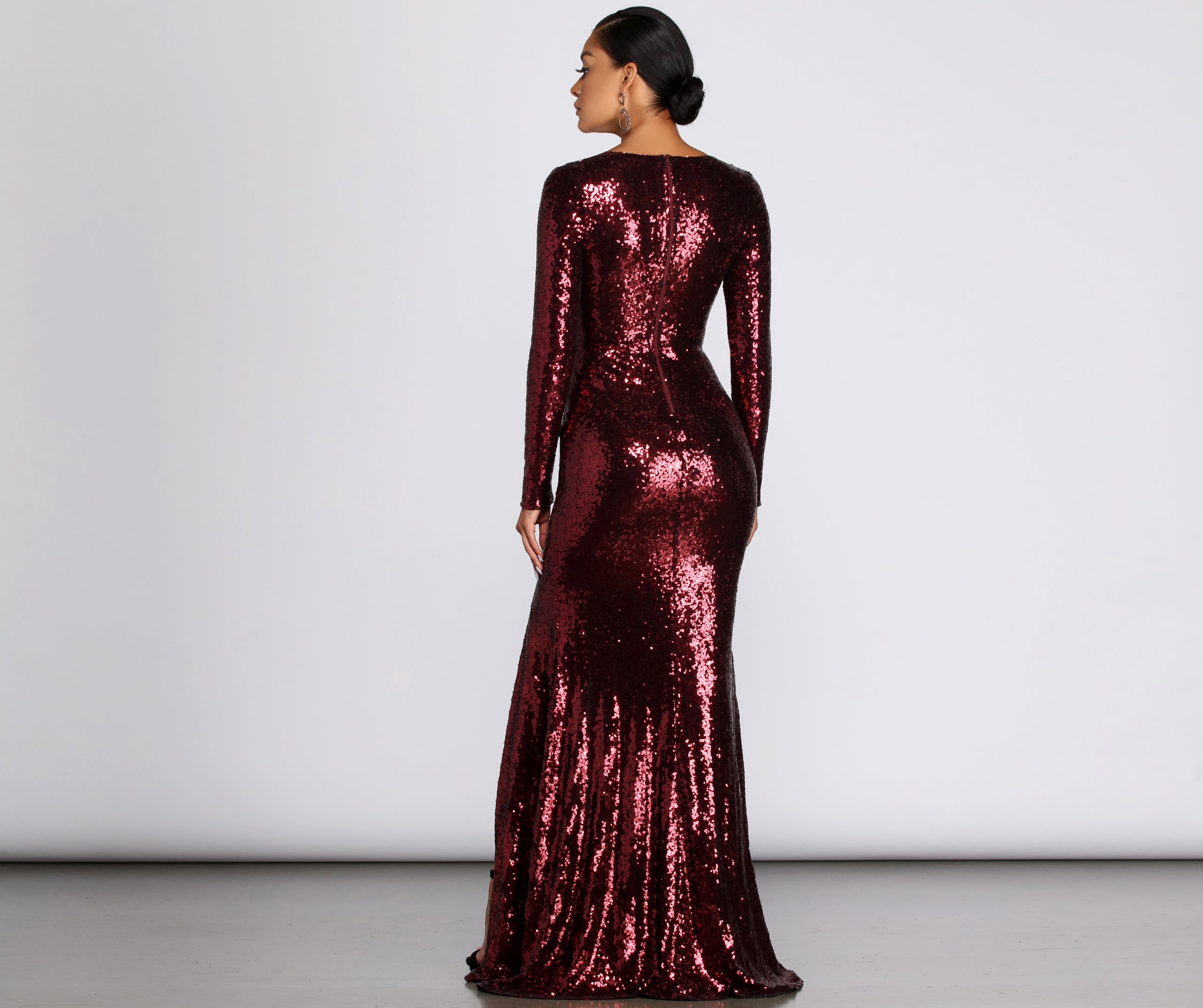 Braelynn Formal Sequin Mermaid Dress - Image 2