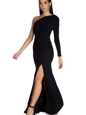 Maia Formal One Shoulder Dress