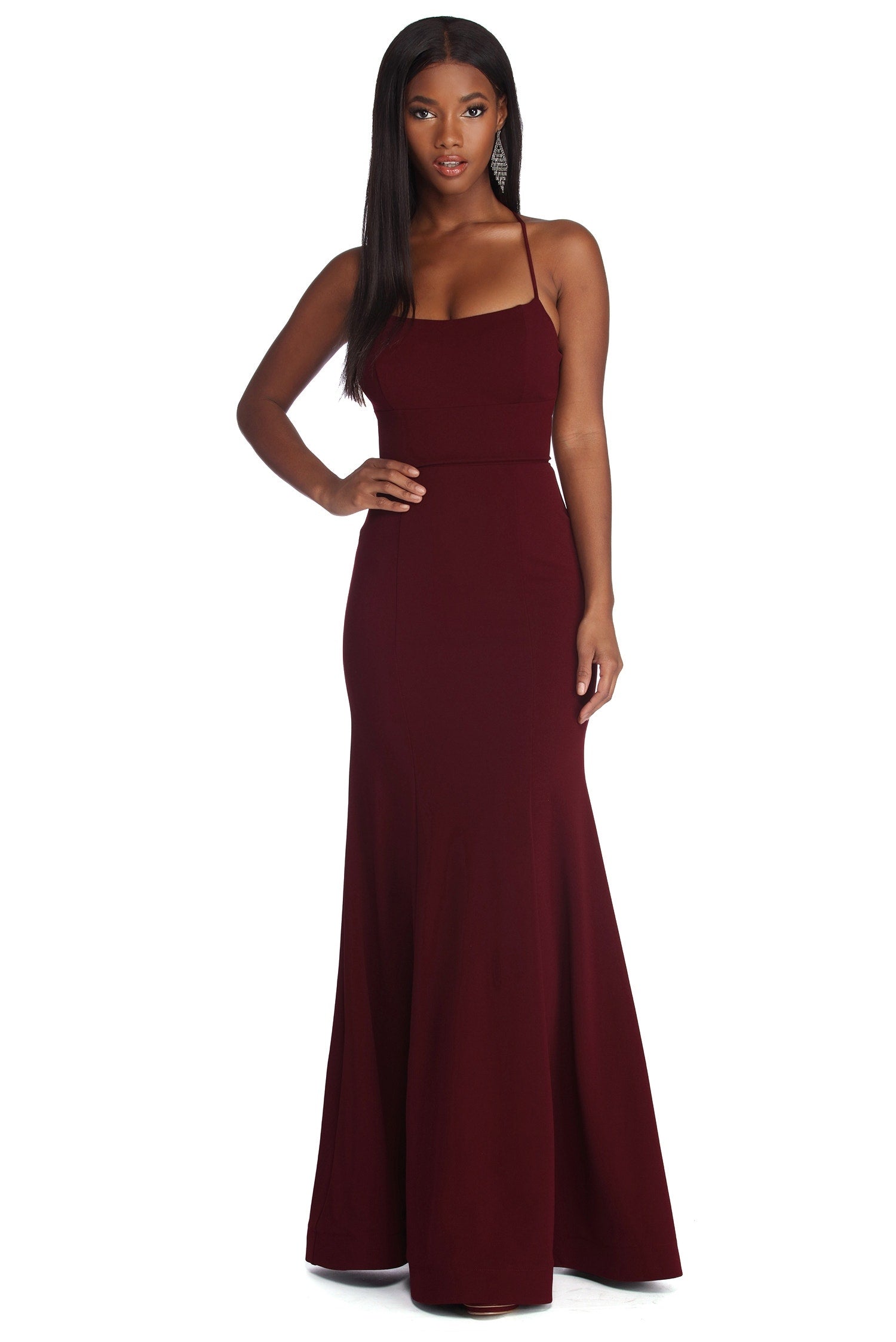 Leona Formal Lattice Dress - Image 6