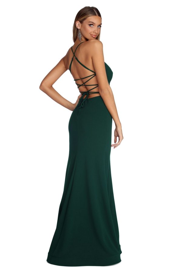 Leona Formal Lattice Dress - Image 12