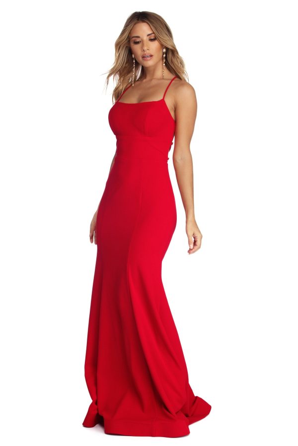 Leona Formal Lattice Dress - Image 9