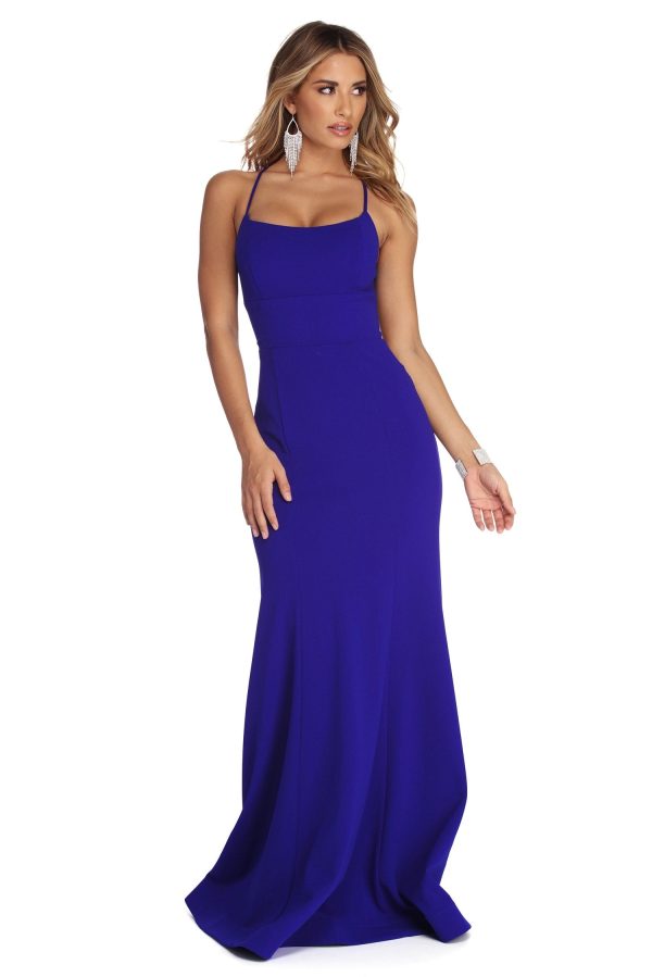 Leona Formal Lattice Dress - Image 3
