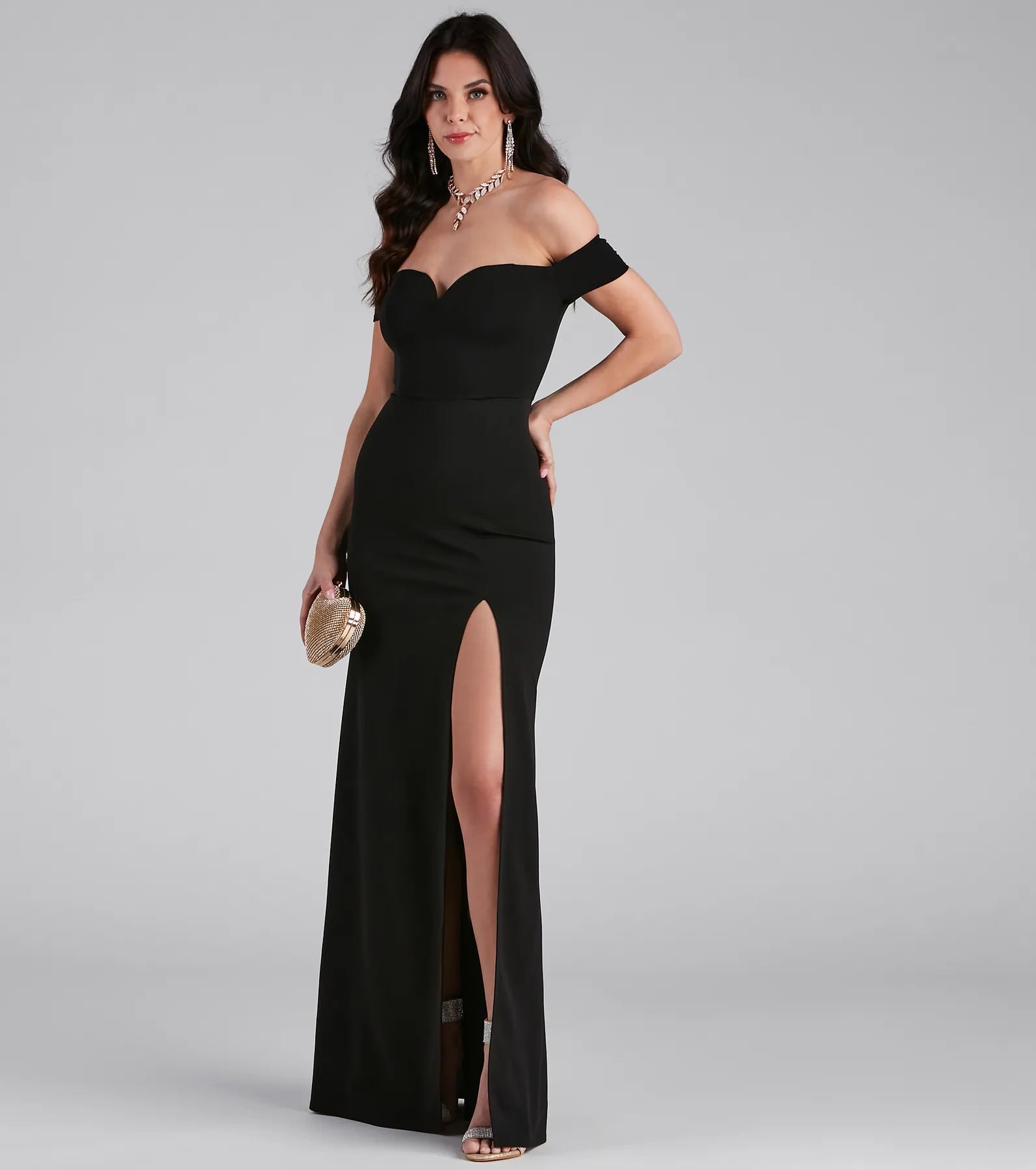 Myra Formal High Slit Dress - Image 28