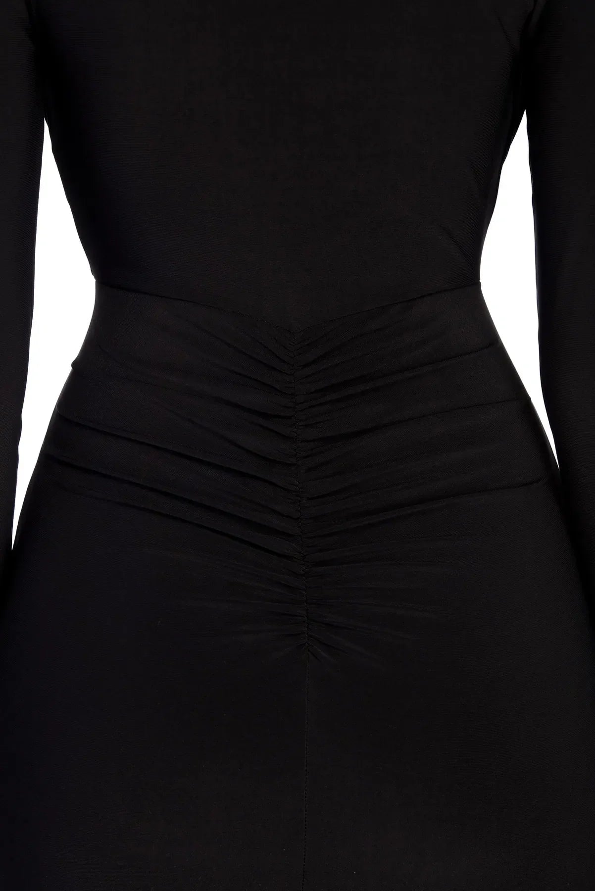 Denise Formal Plunging Ruched Dress - Image 5