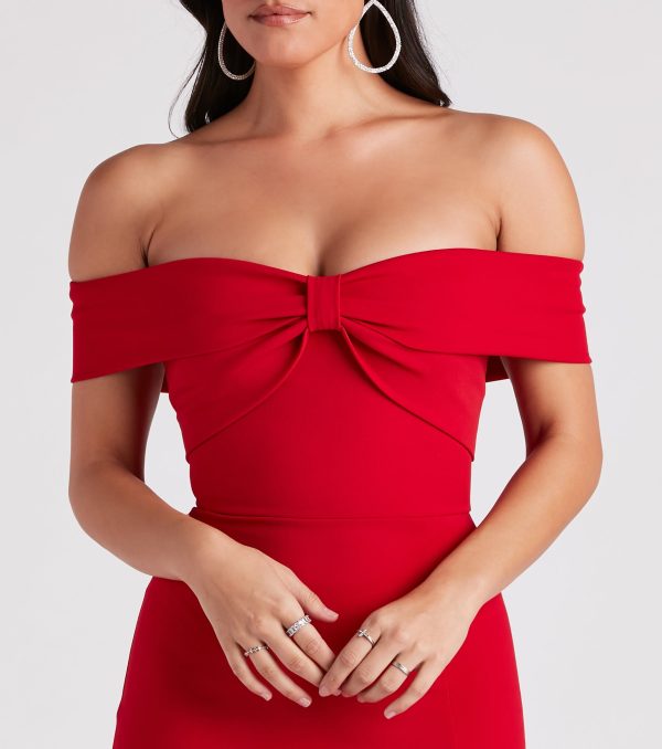 Emma Formal Bow Long Dress - Image 8
