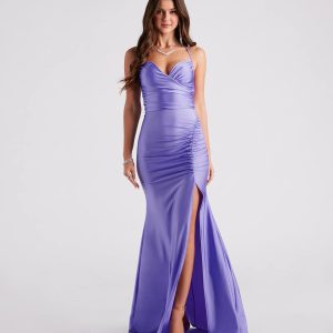 Emilia Formal Lace-Up Mermaid Dress