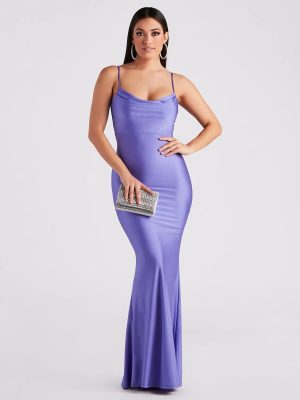 Anika Formal Satin Mermaid Dress