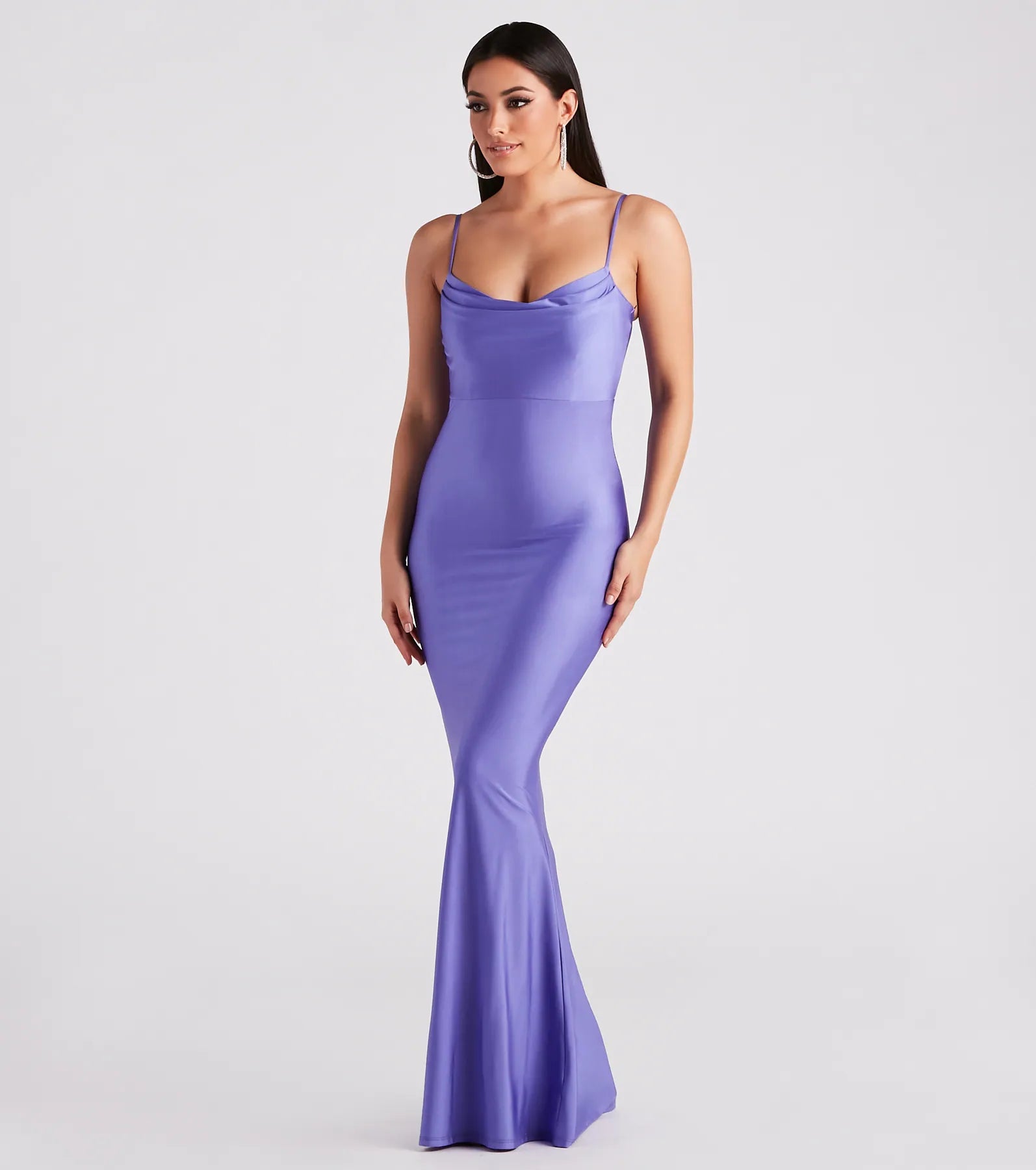 Anika Formal Satin Mermaid Dress - Image 3