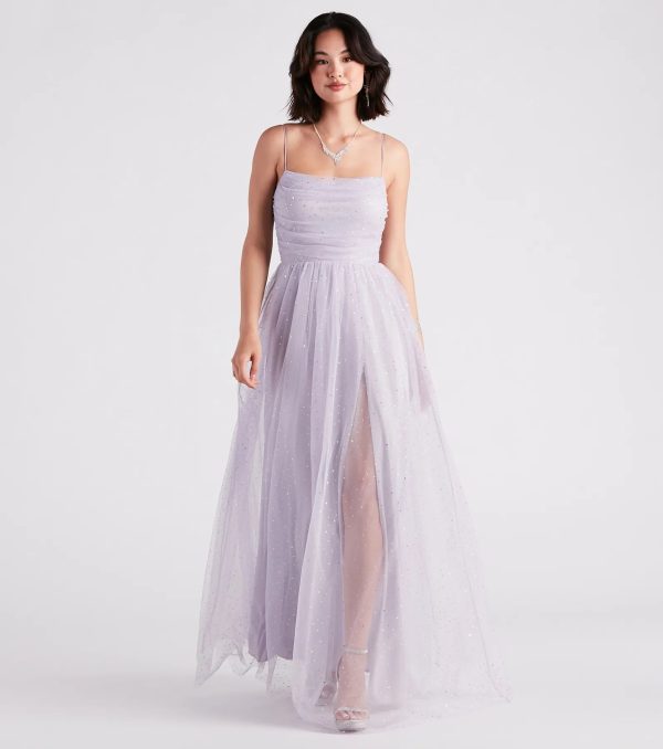 Larissa Formal Tulle Glitter Ballgown - Image 11