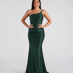Nicole Formal One-Shoulder Mermaid Dress