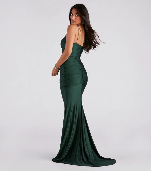 Nicole Formal One-Shoulder Mermaid Dress - Image 2