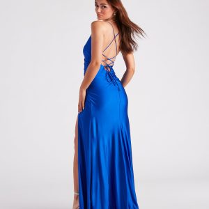 Maribelle Formal V-Neck Mermaid Dress