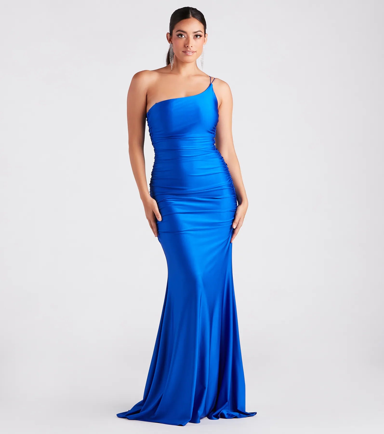 Nicole Formal One-Shoulder Mermaid Dress - Image 5