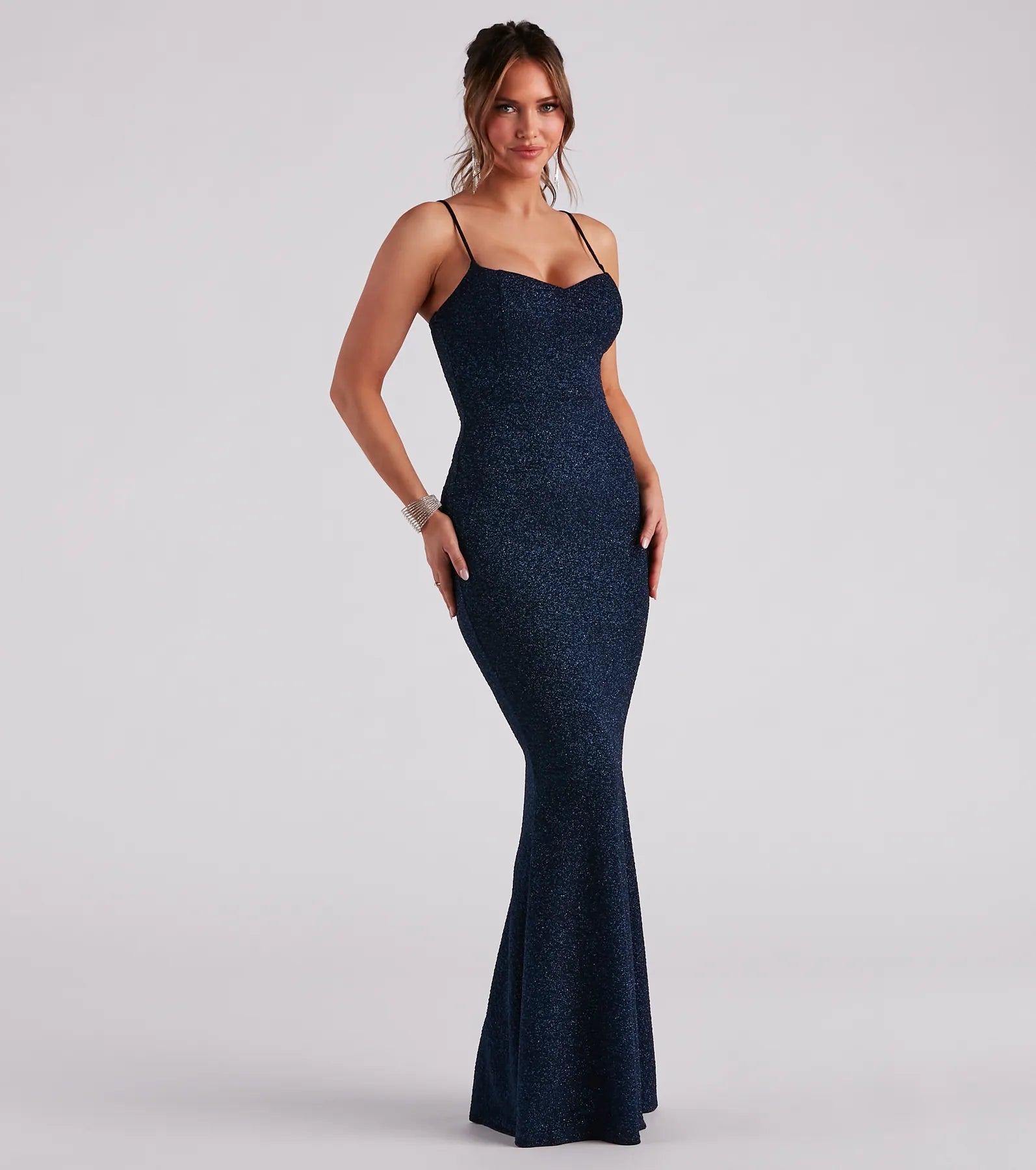 Ainsley Glittering Evening Gown - Image 11