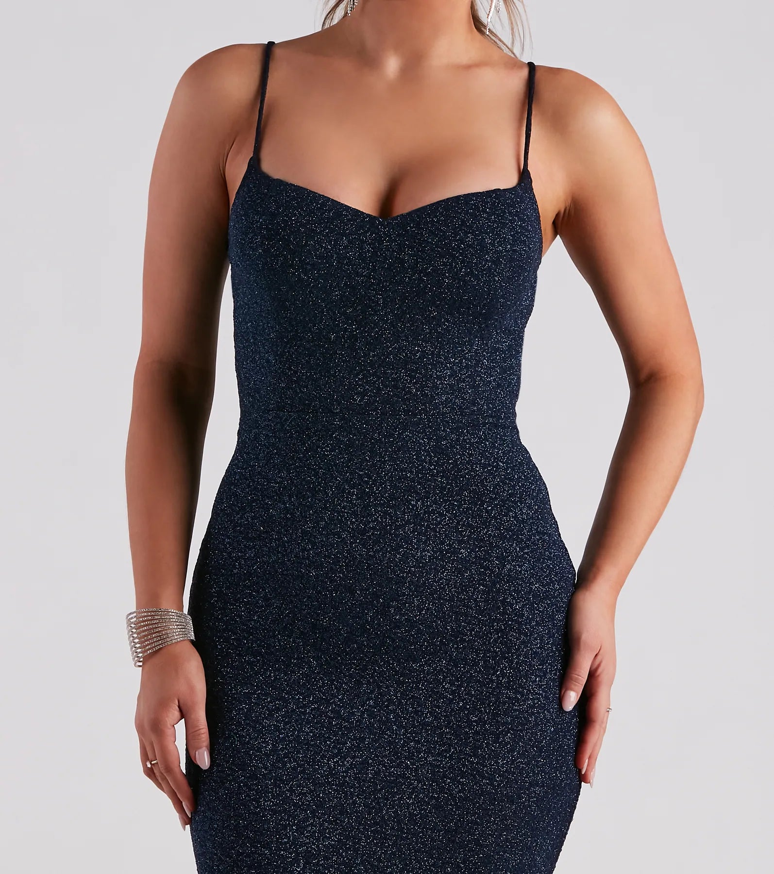 Ainsley Glittering Evening Gown - Image 12