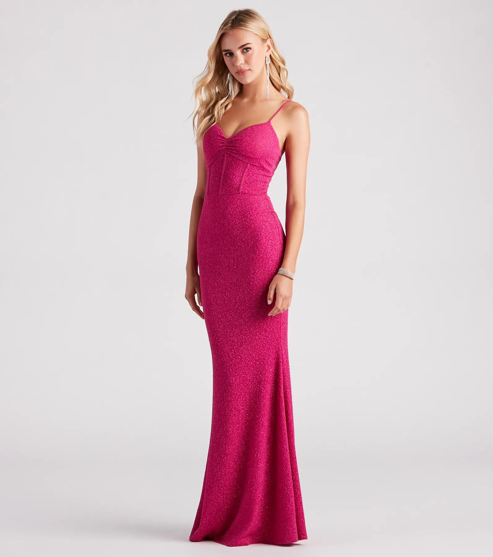 Kelsie Formal Glitter Mermaid Dress - Image 15