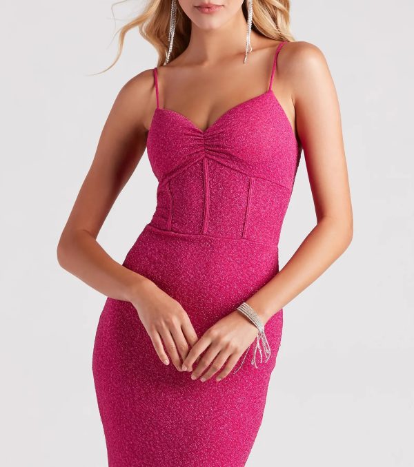 Kelsie Formal Glitter Mermaid Dress - Image 16