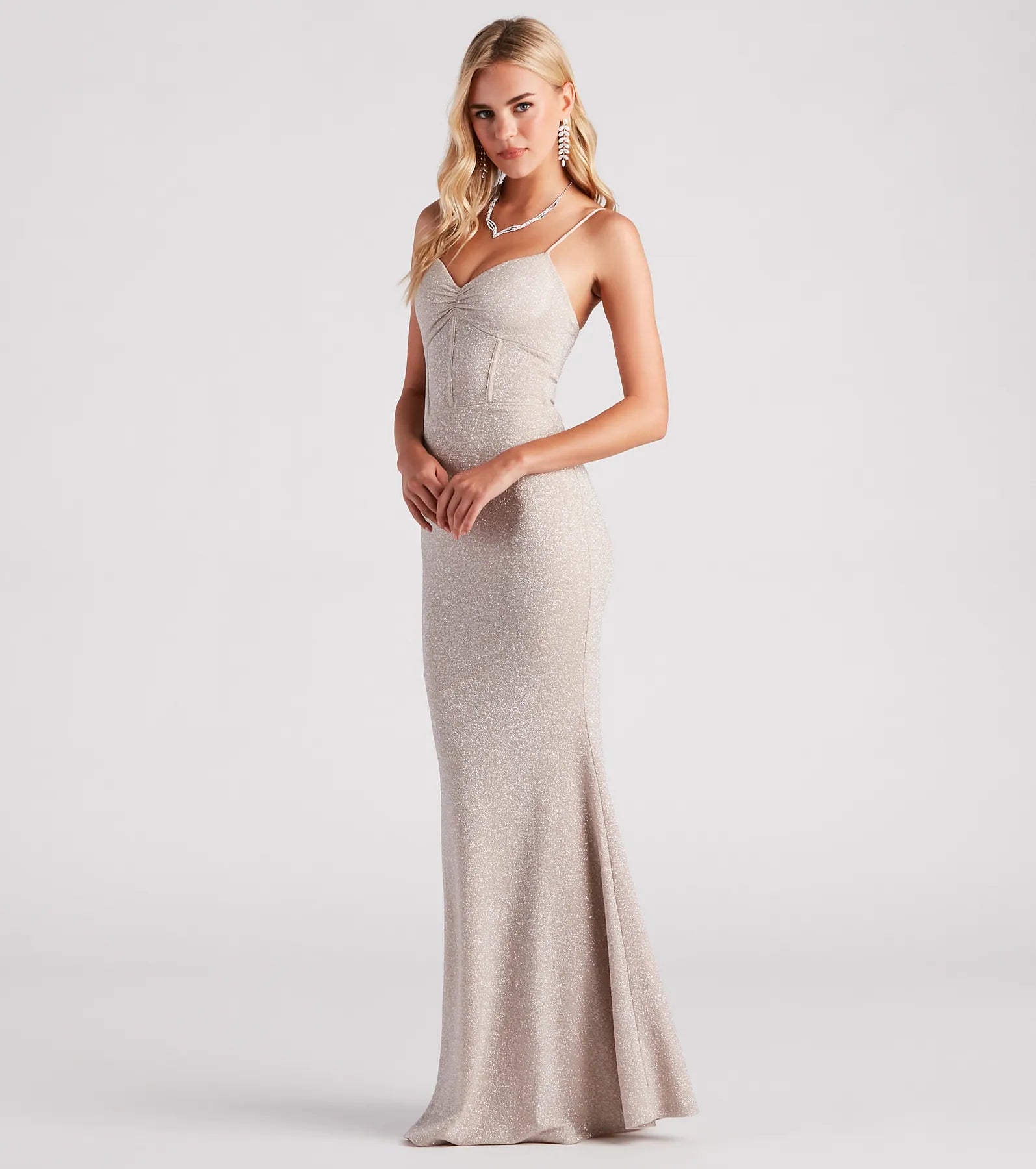 Kelsie Formal Glitter Mermaid Dress - Image 19