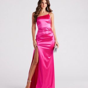Aretha Formal Satin Mermaid Dress