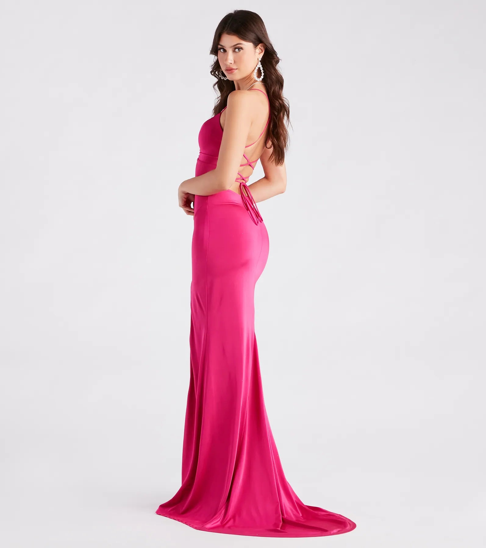 Aubrey Formal V-Neck Mermaid Dress - Image 6